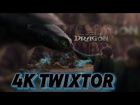 How To Train Your Dragon 4K Twixtor Edit 🐉 | Toothless Cinematic Slow Motion