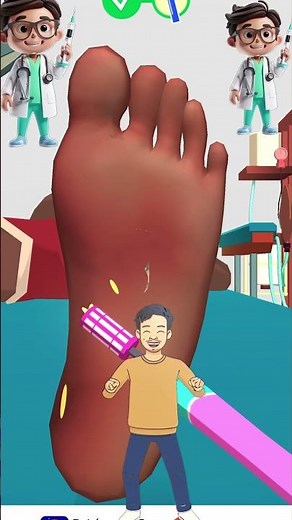 😱 Doctor Cleaning Dirty Foot Transformation! 👣✨
