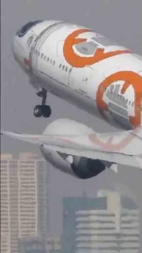 ANA BB-8 Boeing 777-300ER star wars Tokyo Haneda International Airport 全日空 スターウォーズ 羽田 東京国際空港 #travel