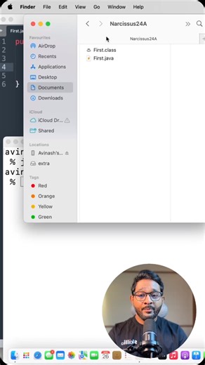 Avinash Pingale on Instagram: "🔹 Can we make the `main()` method private in Java? 🤔 Java ke `main()` method ka access modifier private karne pe kya hoga? 🤯 Kya program chalega ya error aayega? ⚠️ Agar aap bhi confused ho, to ye reel dekh lo! 📽️ 20% Programming + 80% Logic = Magic! ✨ 🎯 Watch till the end & comment your thoughts! 🔁 Share with your coding buddies! #Java #Coding #InterviewQuestions #MainMethod #ProgrammingLogic"