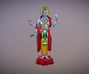 ArtStation - Salvia Dhanvantari Statue for 3D print | Resources