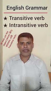 How to Identify Transitive Verb and Intransitive Verb. English Grammar Rules #english #job #grammar