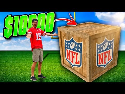 I Opened the Biggest $10,000 NFL Mystery Box Ever!! (ALL SIGNED ITEMS!!)