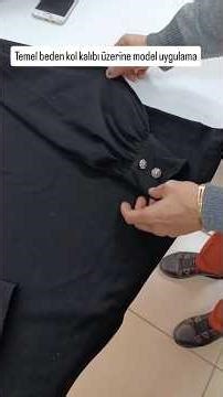 Applying a pattern to a basic body sleeve pattern.