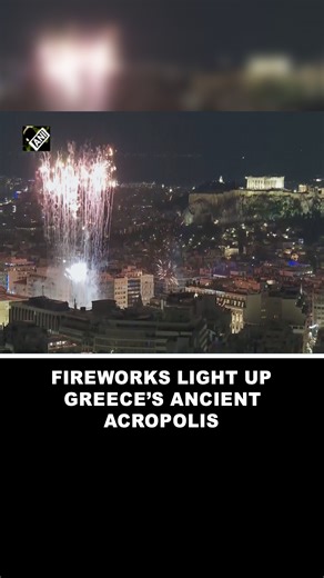 Asian News International on Instagram: "Fireworks illuminate the sky over Greece’s Acropolis to welcome the New Year #Greece #Acropolis #NewYearCelebrations #Fireworks #Athens #HappyNewYear"