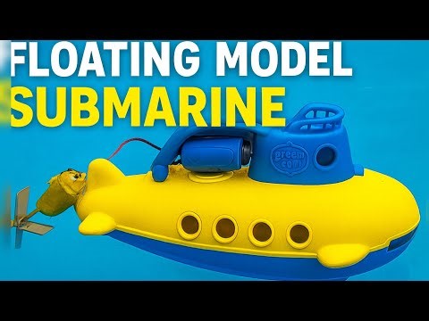 Unbelievable! Model Submarine That Floats & Moves With Motor + Paddles 🚤⚙️ DIY Full Tutorial
