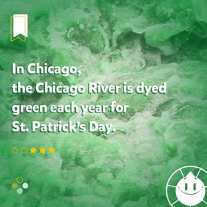 9.5K views · 56 reactions | The tradition began in 1961, and the dye used to turn the river emerald is actually a leak detection dye commonly used in plumbing ✨ | Trivia Crack | Facebook