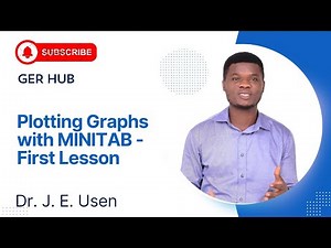 Plotting Graphs With MINITAB - First Lesson