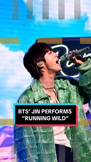 BTS' Jin Delivers Stunning Performance of 'Running Wild'