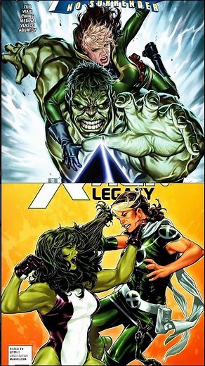 Rogue Absorbs Hulk's Powers! 😬😱