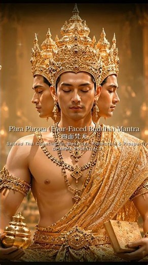 Sacred Phra Phrom Mantra | Four-Faced Buddha Blessing