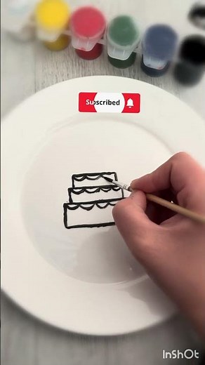 HOW TO DRAW A CUTE CAKE, DRAW CUTE THINGS🎂#art #cake #diy #painting #fyp#cute