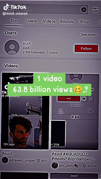 Popular TikTok Videos with Over 60 Billion Views