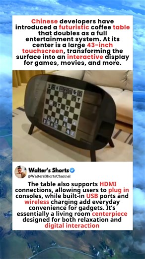 This Coffee Table Is a Giant Touchscreen 😳