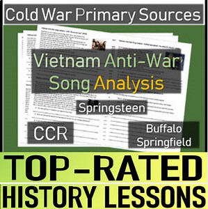 Vietnam Anti-War Song Analysis #1 (CCR, Springsteen, Buffalo Springfield) w Qs