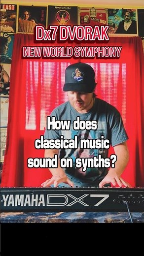 How does classical music sound on synths? 🎻DVORAK 9 ON THE YAMAHA DX7 #dvorak #synthplayer #dx7