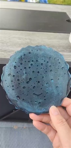 Epoxy Coasters with Water Drop Design Tutorial