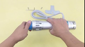 Fencia ED Shockwave Therapy Machine,Deep Tissue Percussion Body Relax Muscle Pain Relief Massager - Shipping from US (Blue)