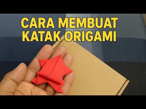 Cara Membuat Origami Katak yang Bisa Lompat! | Tutorial Origami Mudah untuk Pemula