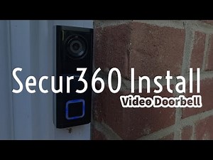 Secur360 Video Doorbell | INSTALL & REVIEW