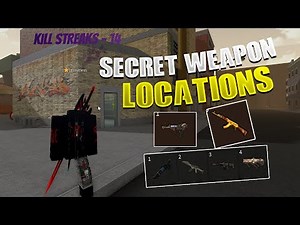 All Secret Weapons in Da Hood Modded Location...