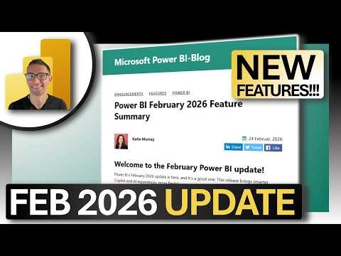 🔥 Power BI February 2026 Update: 5 New Features You Need!