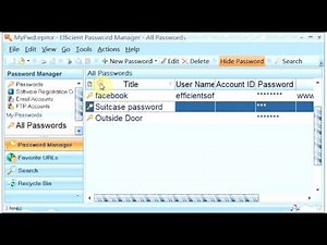 Efficient Password Manager Guide