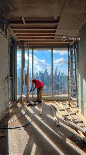 Abandoned Penthouse to Luxury Skyline Apartment