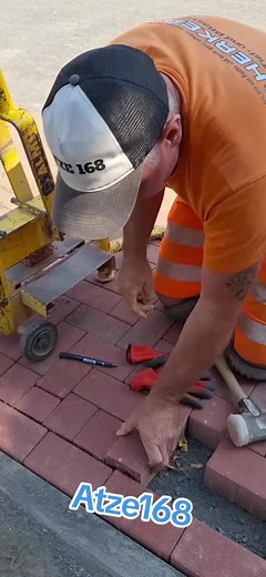Betonsteinpflaster einknacken mit Atze168