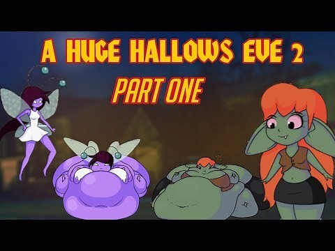 A HUGE HALLOWS EVE 2 Part 1 - Weight Gain Game