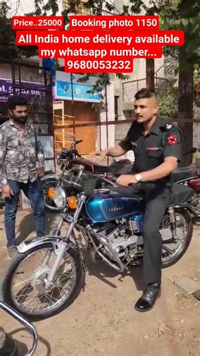 Yamaha RX 100 bike selling all india home delivery available my whatsapp number 9680053232