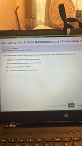 How does Oracle Cloud Infrastructure Document Understanding ser... | Filo