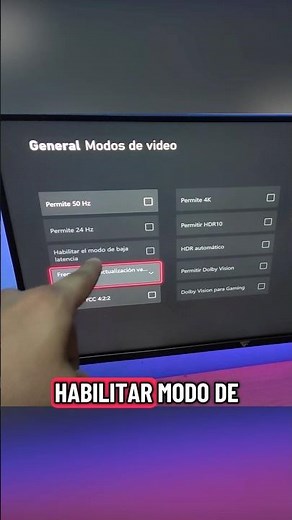 ✅ cómo activar el Modo Baja Latencia en Xbox #xbox #xboxseriess #xboxseriesx #gamepass #gaming