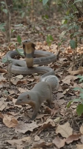 The Ultimate Showdown: Mongoose vs. Deadly Cobra! 🐍💥 #shorts #MongooseVsCobra