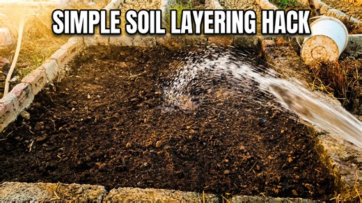 Boost your garden soil fertility with this simple layering hack