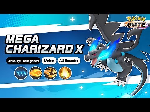 Mega Charizard X Moves Overview | Pokémon UNITE