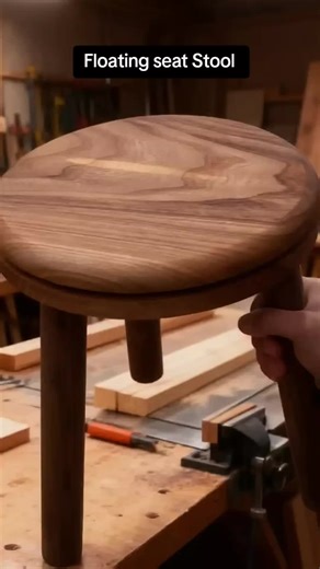How to Make a Floating Seat Wooden Stool