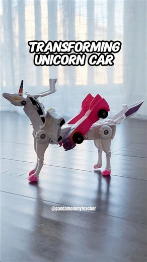 Unicorn Transformer 🦄 | Magnetic Tiles #transformers #funtoys #unicorn n