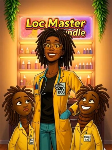 Unlock the crown you were meant to carry. The Loc Master Bundle is your full guide to healthy roots, thriving locs, and a balanced inner world. Learn how your gut, spirit, and crown work together — and how to restore them all with intention. This ain’t just hair care… it’s whole‑self care. #locmasterbundle #thelocdoc #loccaretips #locjourney #loccommunity
