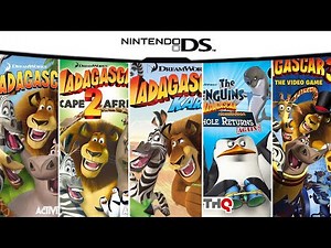 Madagascar Games for DS