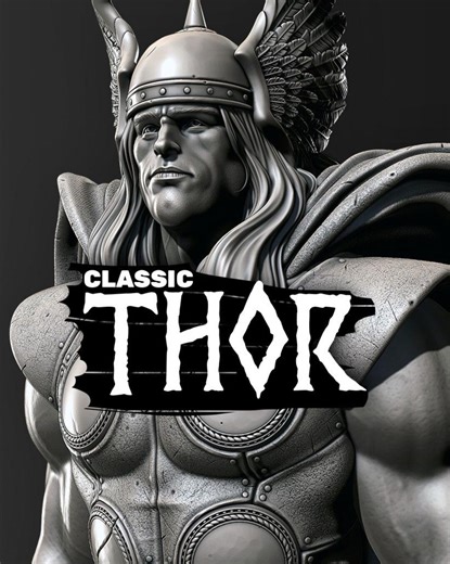 Classic Thor Stl File for Resin Printing,3d Model - Etsy