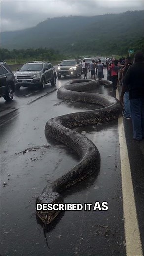60-Foot Monster Snake Spotted Crossing Jamaica Highway
