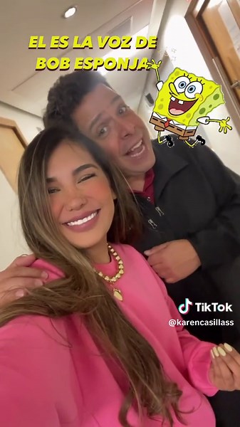 Conocí a la voz de #BobEsponja #LuisCarreno #spongebob #spongebobsquarepants #Arenita #fondodebikini #doblaje #parati #KarenCasillas