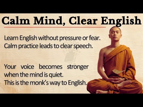 How To Be Calm and Peaceful | Perfect English Pronunciation | Learn English Calmly | Grader Reader