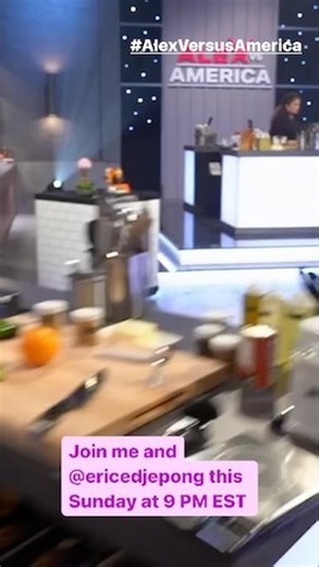 22K views · 548 reactions | Join me and @chefericadjepong THIS Sunday at 9 PM EST for a special "Alex Versus America" Iron Chef battle (and it's the new season premiere)  | Alex Guarnaschelli | Facebook