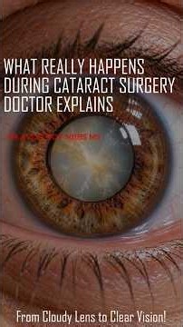 What REALLY Happens During Cataract Surgery? Doctor Explains: Dr Avijit Roy, MBBS,MS #doctorexplains