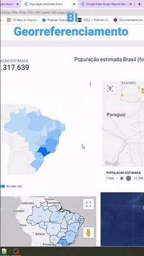 Aprenda criar relatórios dinâmicos com informações georeferenciadas no looker studio #shorts
