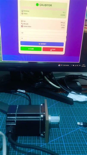 TB6600 step motor sürücü web Arduino uno