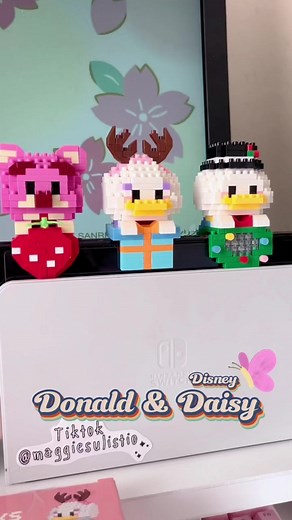 Quack quack~ Donald & Daisy Duckk🐥💛 #unboxingtoys #disney #donald #daisy #bricks #fyp #foryou