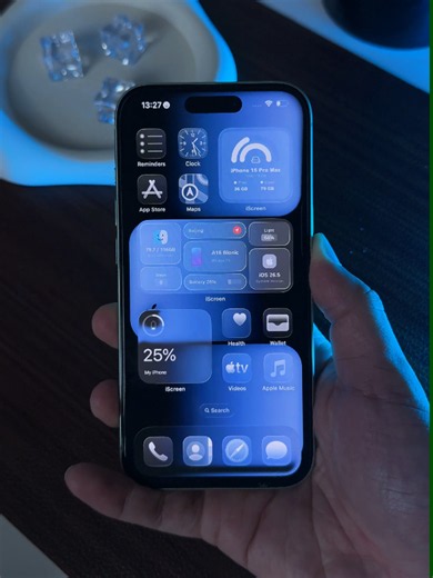 this might be my cleanest iPhone setup yet 🥶 #iPhoneSetup #iPhoneTricks #iOSCustomization #HomeScreen #techtok